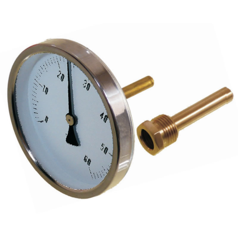 Bimetal Thermometer - Temperature Industrial Gauge